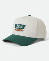 Brixton Linwood C MP Snapback Off White/Primal Green