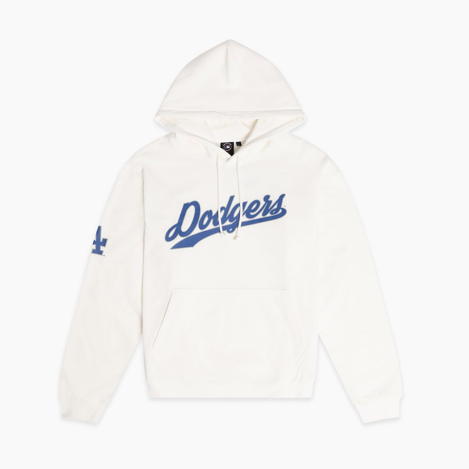 Majestic MLB Team Script Hoody Los Angeles Dodgers Vintage White