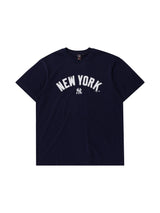 Majestic MLB Team Wordmark Tee New York Yankees True Navy