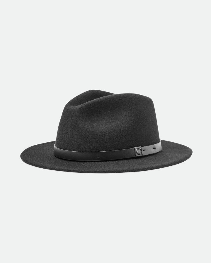 Brixton Messer Fedora Black/Black