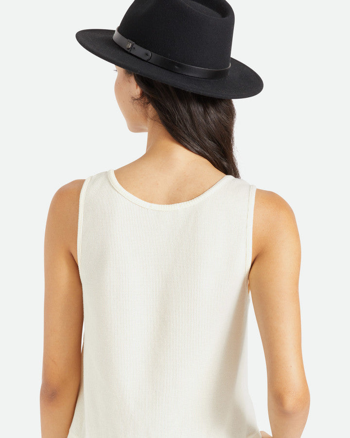 Brixton Messer Fedora Black/Black