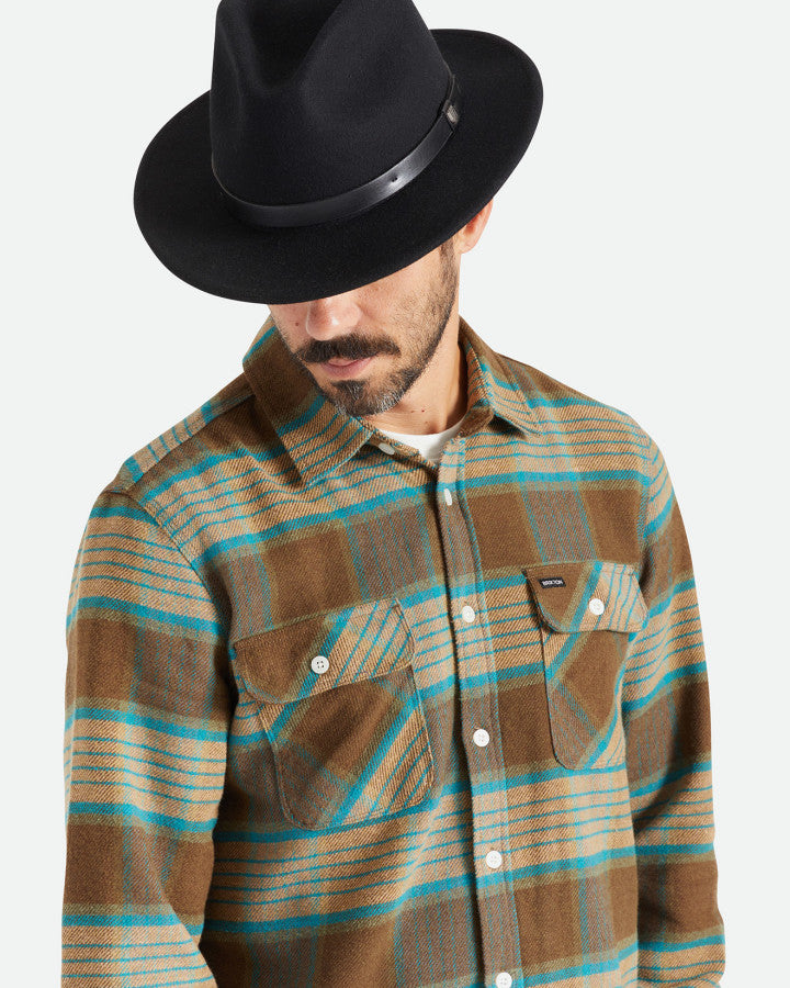 Brixton Messer Fedora Black/Black