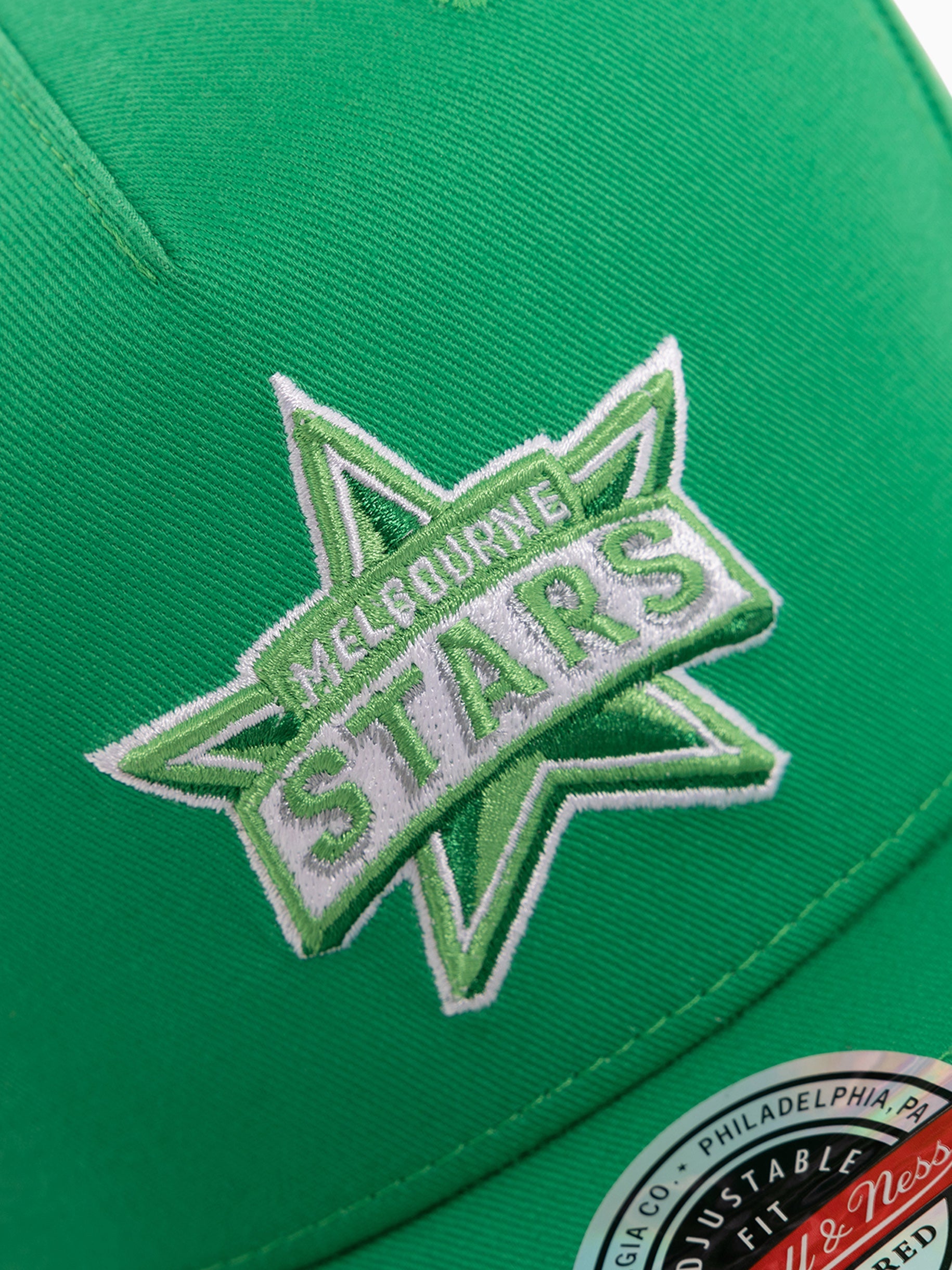 Mitchell & Ness BBL TC Logo Pinch Panel Melbourne Stars Green