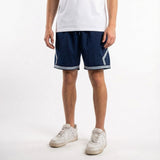 Mitchell & Ness Branded Diamond Mesh Shorts Indigo/Riviera Blue