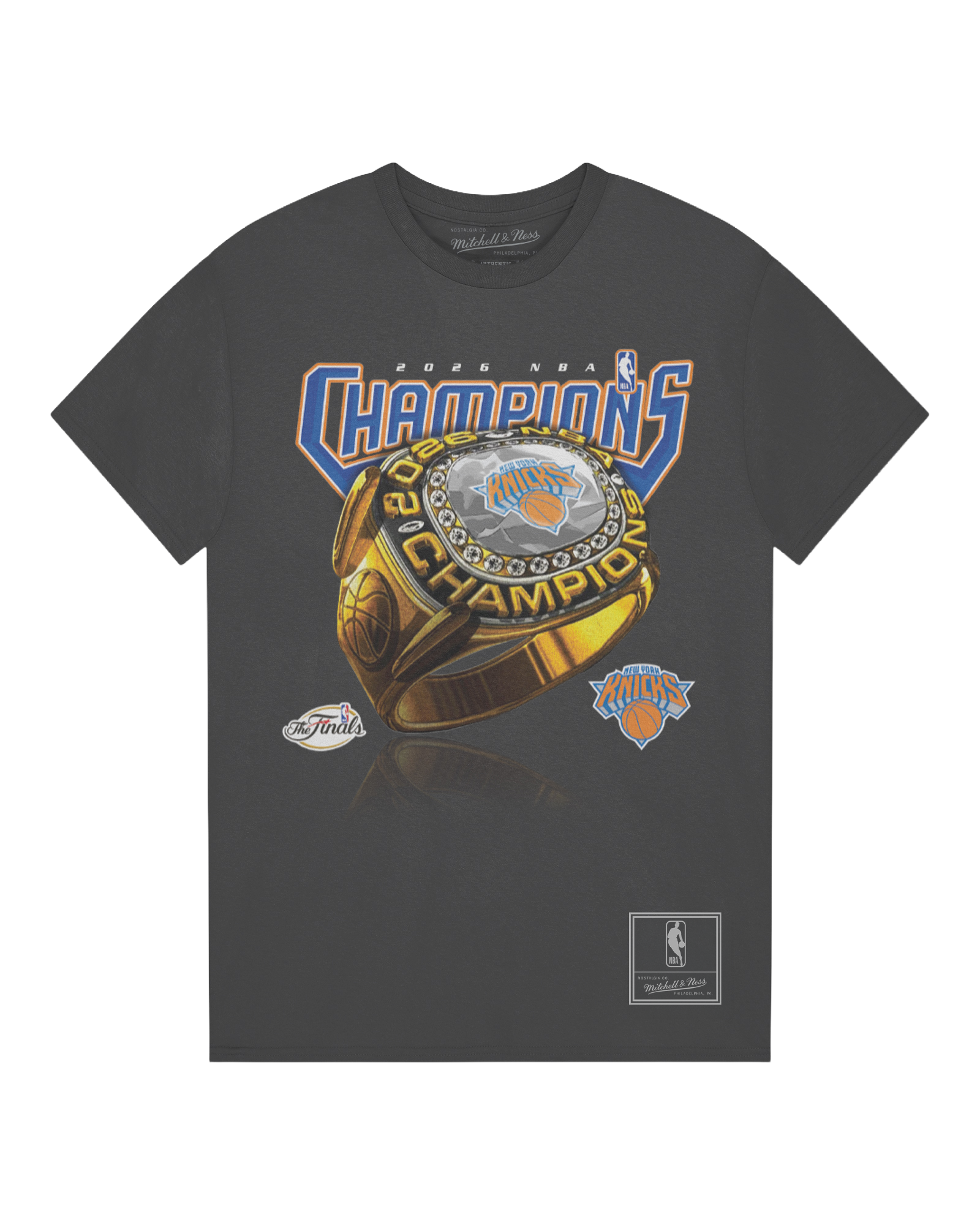 Mitchell & Ness NBA 2026 Champions Ring Tee New York Knicks