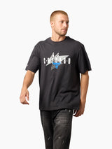 Mitchell & Ness NBA Angular Tee Chicago Bulls Washed Black