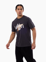 Mitchell & Ness NBA Angular Tee Los Angeles Lakers Washed Black