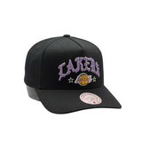 Mitchell & Ness NBA Black Letter Pro Pinch Los Angeles Lakers