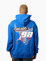 Mitchell & Ness NBA Cement Hoodie Chicago Bulls Royal