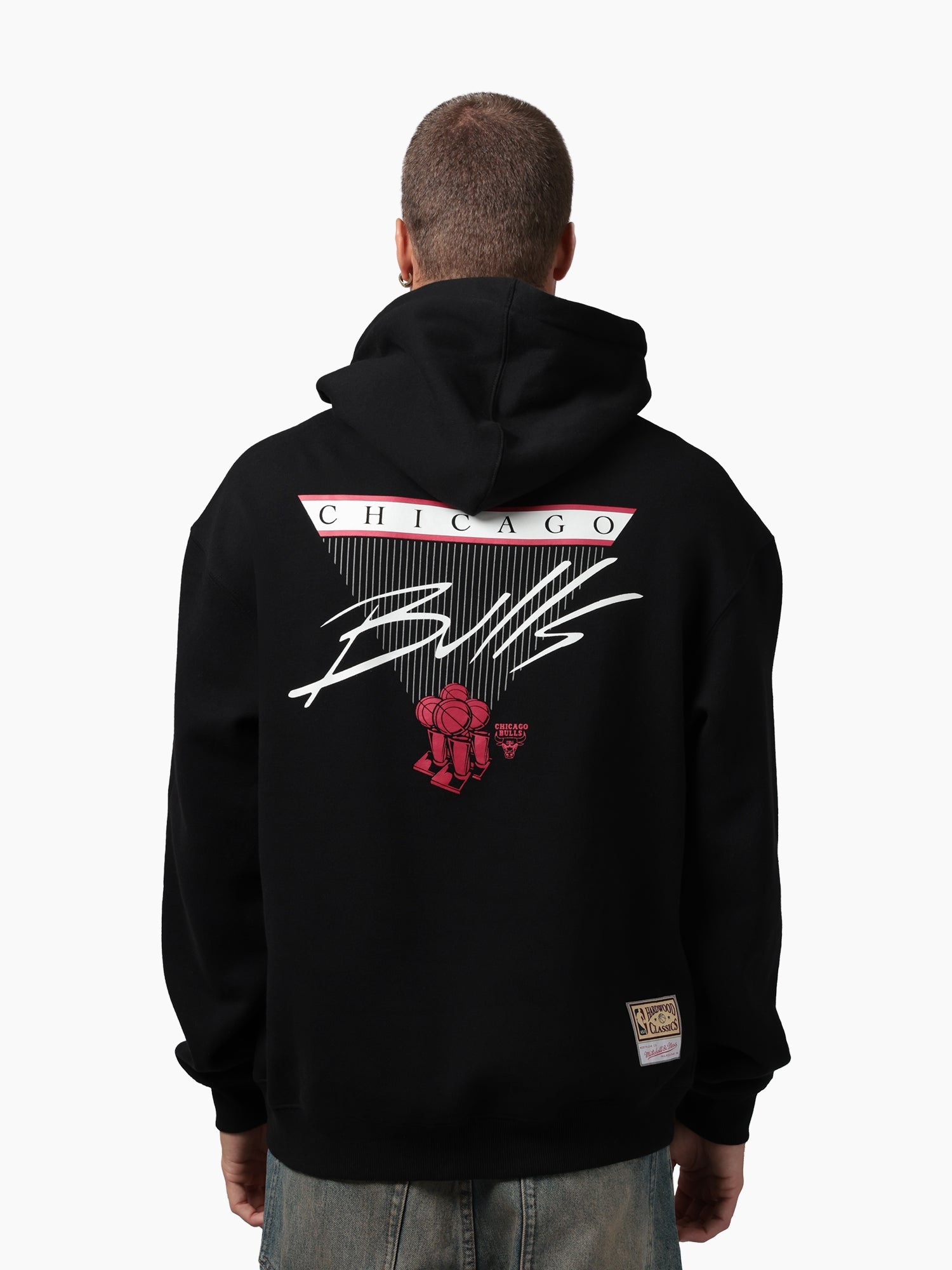 Mitchell & Ness NBA Chicago Bulls 1998 Script Hoodie Black