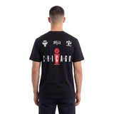Mitchell & Ness NBA Chicago Bulls 4 Time Tee Black