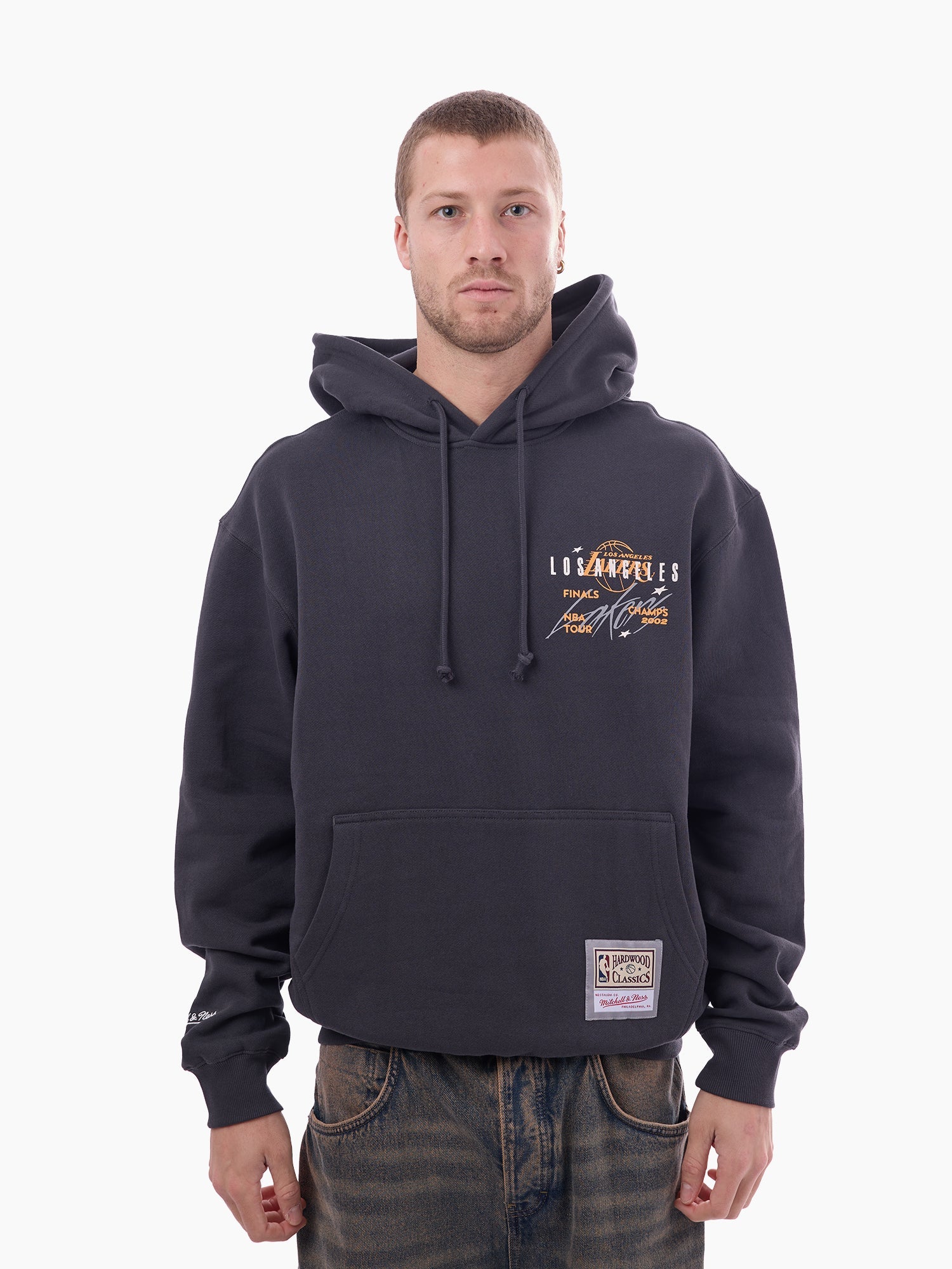 Mitchell & Ness NBA Final Tour Hood Los Angeles Lakers Washed Black
