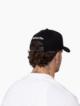 Mitchell & Ness NBA Flexfit 110 Black and White Chicago Bulls