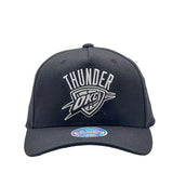 Mitchell & Ness NBA Flexfit 110 Black And White Oklahoma City Thunder