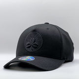 Mitchell & Ness NBA Flexfit 110 Black On Black Boston Celtics