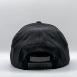 Mitchell & Ness NBA Flexfit 110 Black On Black Golden State Warriors