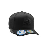 Mitchell & Ness NBA Flexfit 110 Black On Black Indiana Pacers