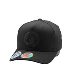 Mitchell & Ness NBA Flexfit 110 Black On Black Minnesota Timberwolves