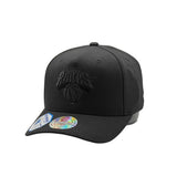 Mitchell & Ness NBA Flexfit 110 Black On Black New York Knicks