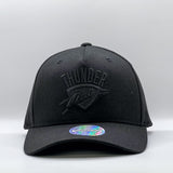 Mitchell & Ness NBA Flexfit 110 Black on Black Oklahoma City Thunder