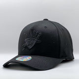 Mitchell & Ness NBA Flexfit 110 Black on Black Oklahoma City Thunder
