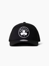Mitchell & Ness NBA Flexfit 110 Black White Boston Celtics