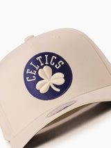 Mitchell & Ness NBA Flexfit 110 Cream/Navy Boston Celtics