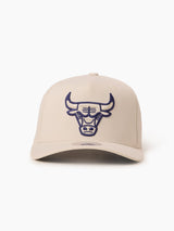 Mitchell & Ness NBA Flexfit 110 Cream/Navy Chicago Bulls