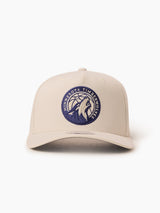 Mitchell & Ness NBA Flexfit 110 Cream/Navy Minnesota Timberwolves