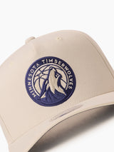 Mitchell & Ness NBA Flexfit 110 Cream/Navy Minnesota Timberwolves