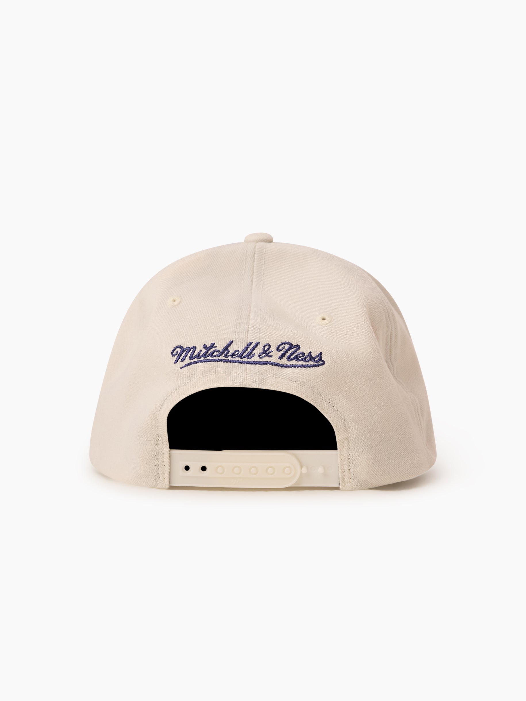 Mitchell & Ness NBA Flexfit 110 Cream/Navy Minnesota Timberwolves