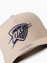 Mitchell & Ness NBA Flexfit 110 Cream/Navy OKC Thunder