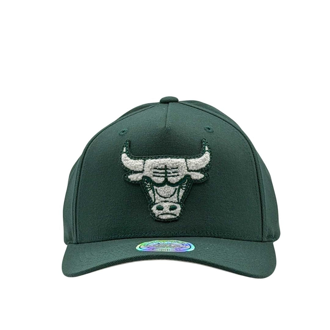 Mitchell & Ness NBA Flexfit 110 Winter Colour Chicago Bulls Pine Needle Green
