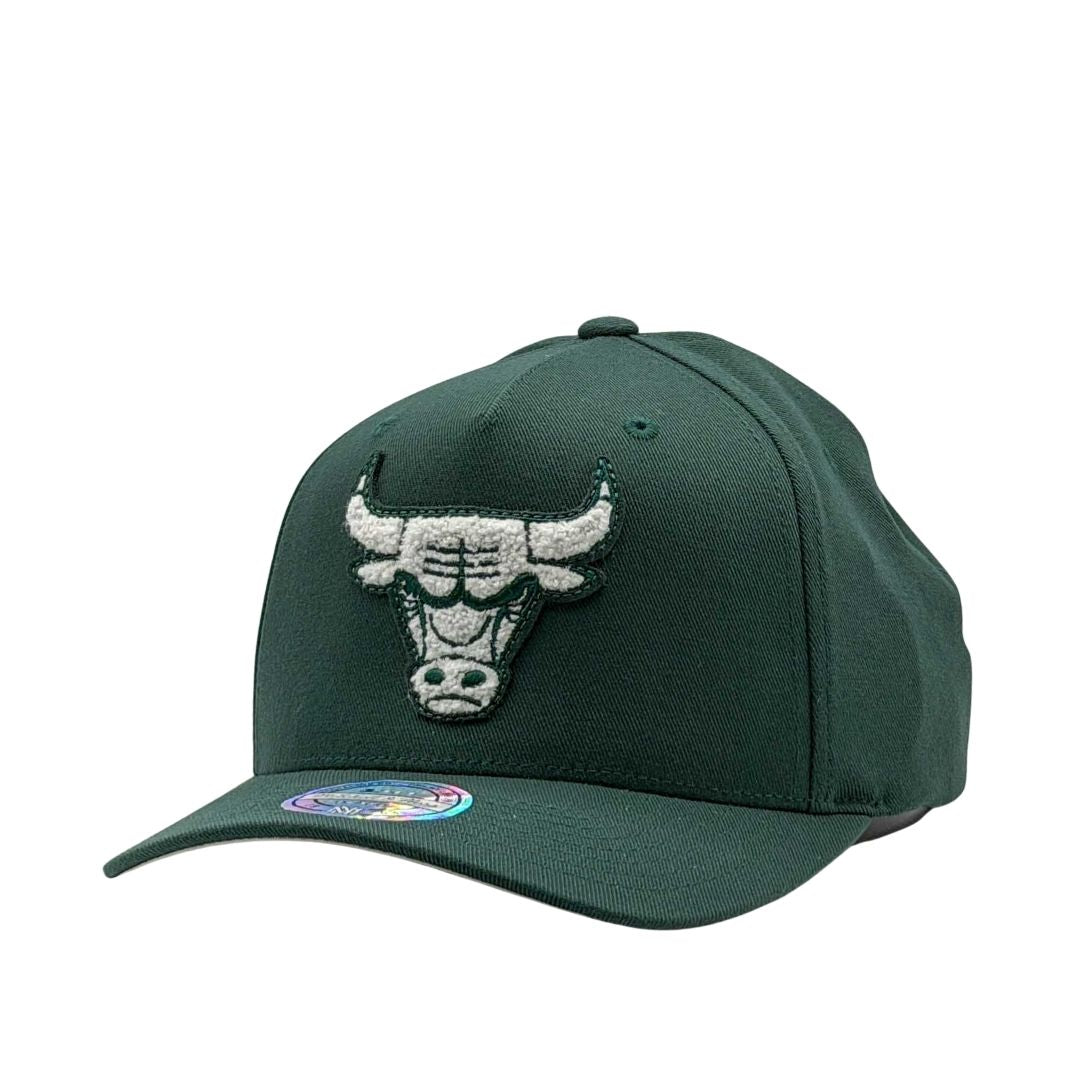 Mitchell & Ness NBA Flexfit 110 Winter Colour Chicago Bulls Pine Needle Green