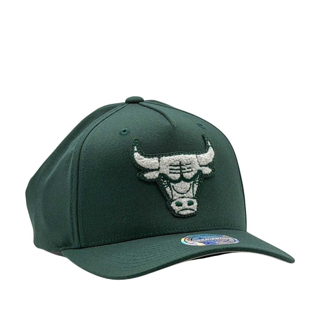 Mitchell & Ness NBA Flexfit 110 Winter Colour Chicago Bulls Pine Needle Green