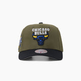 Mitchell & Ness NBA Future Utility Pro Crown Chicago Bulls Olive/Black