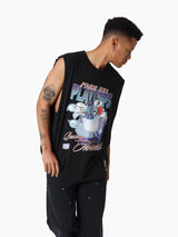 Mitchell & Ness NBA Hardlight Muscle Charlotte Hornets Faded Black