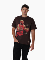 Mitchell & Ness NBA In The Moment Tee Chicago Bulls Rodman Seal Brown