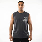 Mitchell & Ness NBA LA Champ Chrome Muscle Tee Los Angeles Lakers Washed Black