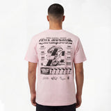 Mitchell & Ness NBA LA Champ Chrome Tee Los Angeles Lakers Corsage Pink