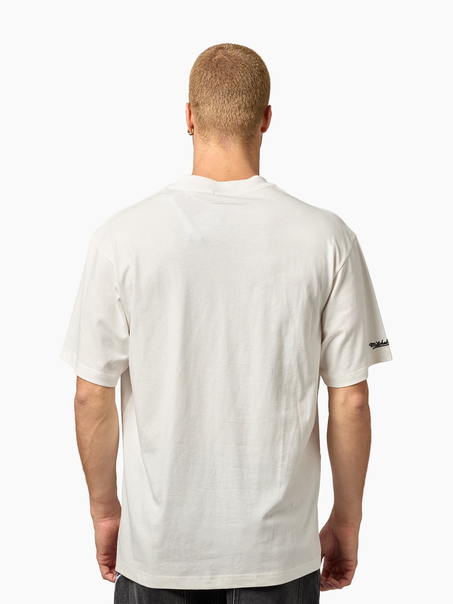 Mitchell & Ness NBA Lay Up Tee Chicago Bulls Rose Vintage White
