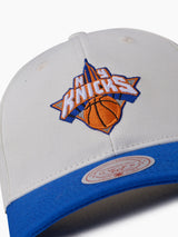 Mitchell & Ness NBA Low Pro 70th Anniversary New York Knicks Vintage White