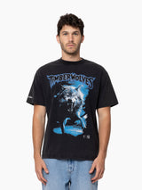 Mitchell & Ness NBA Playoff Merch Tee Minnesota Timberwolves Faded Slate