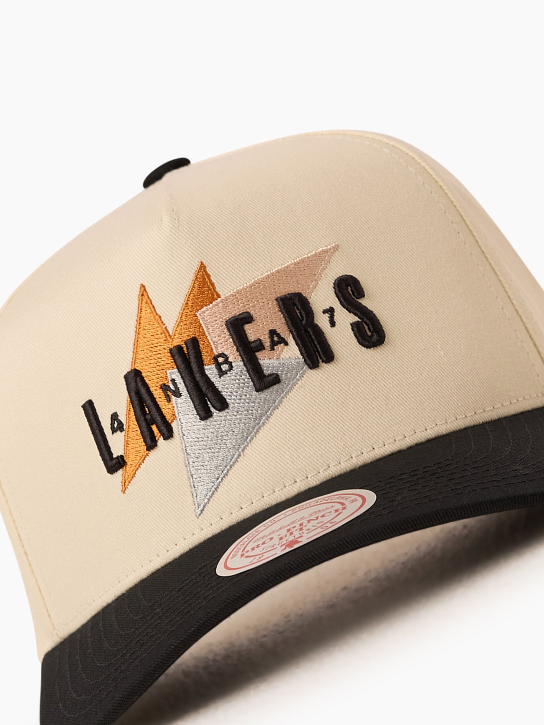 Mitchell & Ness NBA Pro Pinch Angular Los Angeles Lakers Cream