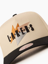 Mitchell & Ness NBA Pro Pinch Angular Los Angeles Lakers Cream