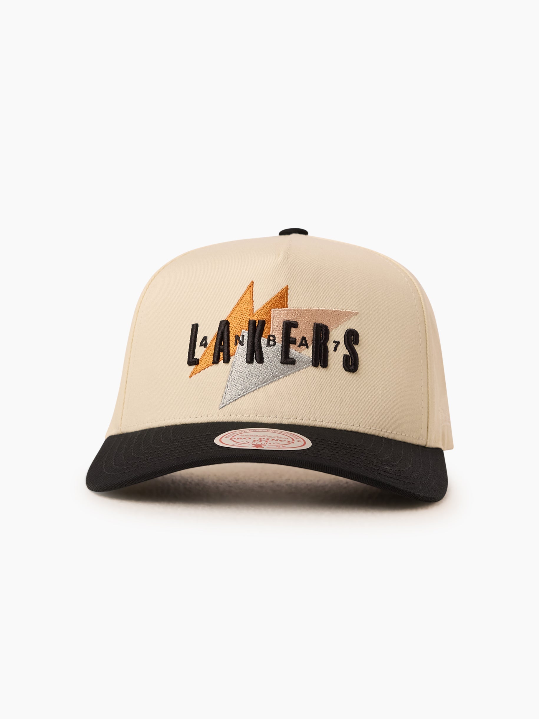 Mitchell & Ness NBA Pro Pinch Angular Los Angeles Lakers Cream