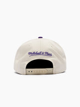 Mitchell & Ness NBA Pro Pinch Los Angeles Lakers White Cream Purple