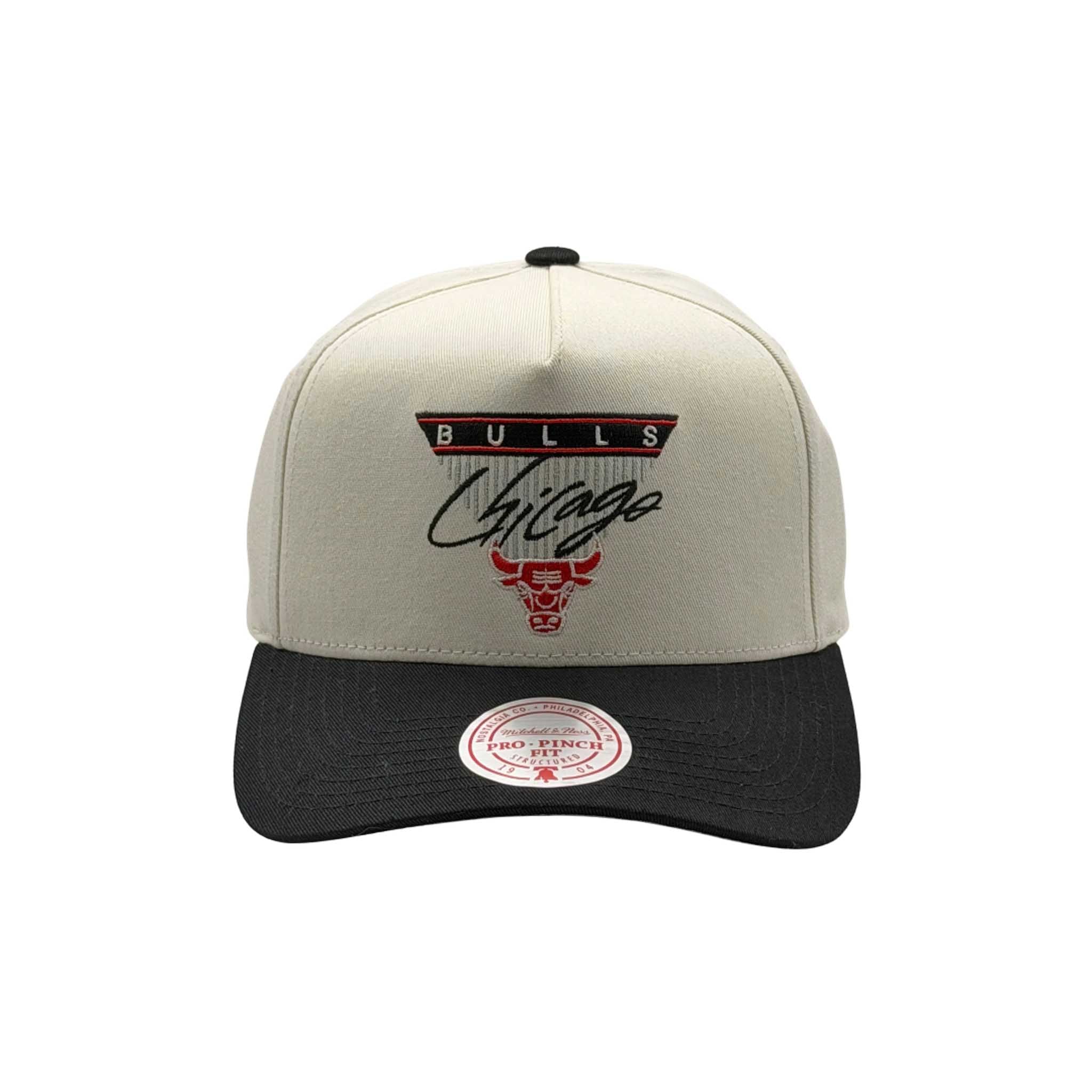 Mitchell & Ness NBA Pro Pinch Script 2Tone Chicago Bulls White/Black