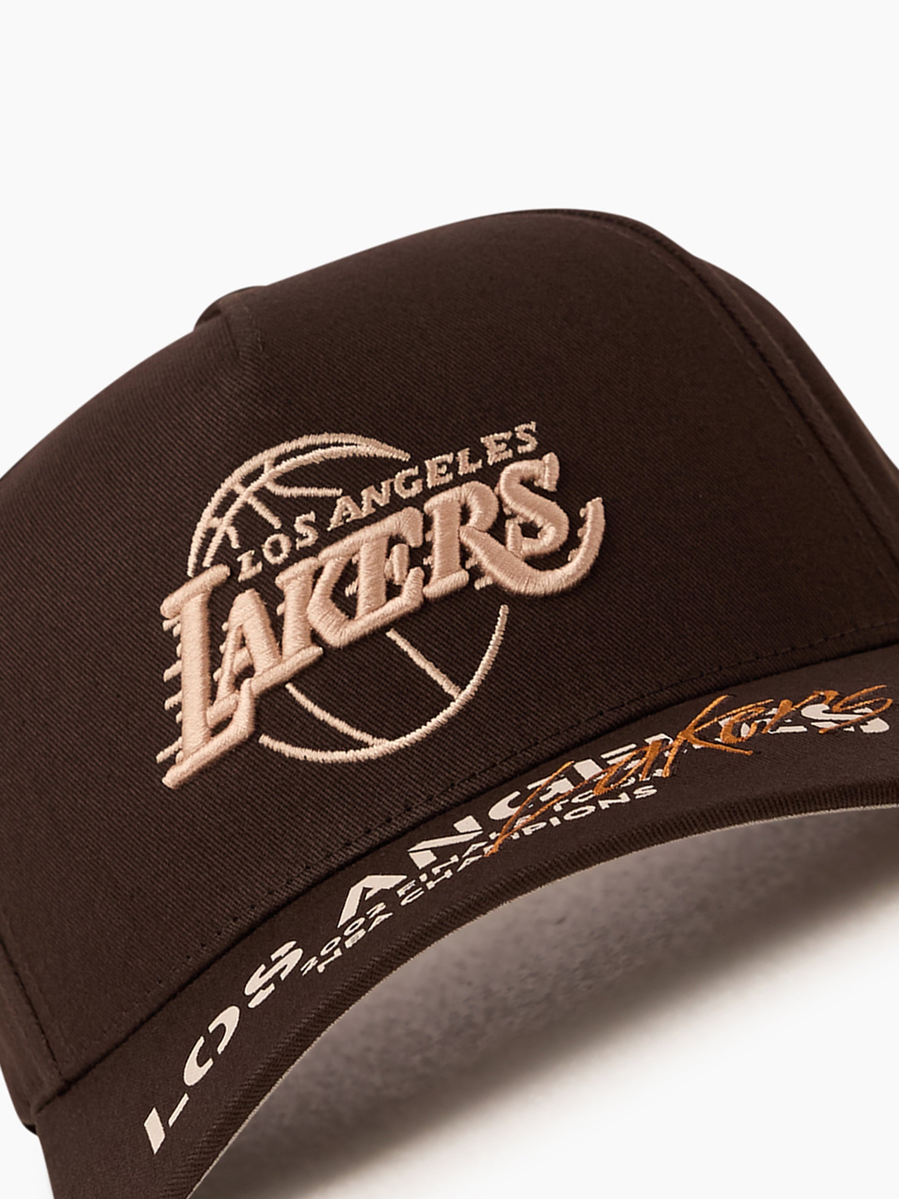 Mitchell & Ness NBA Pro Pinch Stencil Los Angeles Lakers Brown