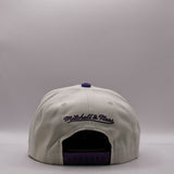 Mitchell & Ness NBA Pro Pinch Tilted Draft Los Angeles Lakers Chrome White